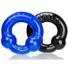 Oxballs Pack Cockrings Ultraballs Oxballs Noir-Bleu